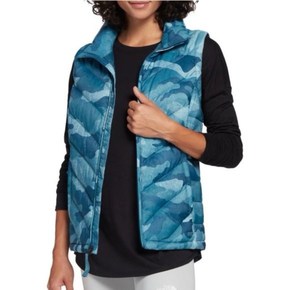 The North Face Women's Alpz 2.0 Down Vest 'Mallard Blue' Outdoor Down Camoflauge